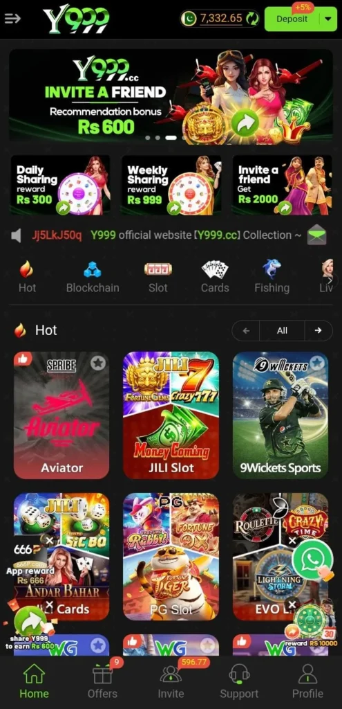 y999 game
